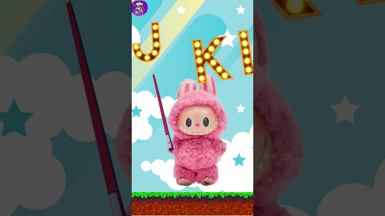 ABC Alphabet Song with Labubu | abc song | #labubu #labubuviral | #kidssongs #abcd #ytshorts