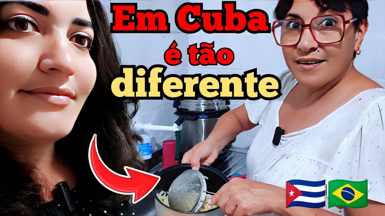 Minha família CUBANA já tem wifi em sua nova casa. É assim que comemos macarrão🤔. Cubanos no Brasil