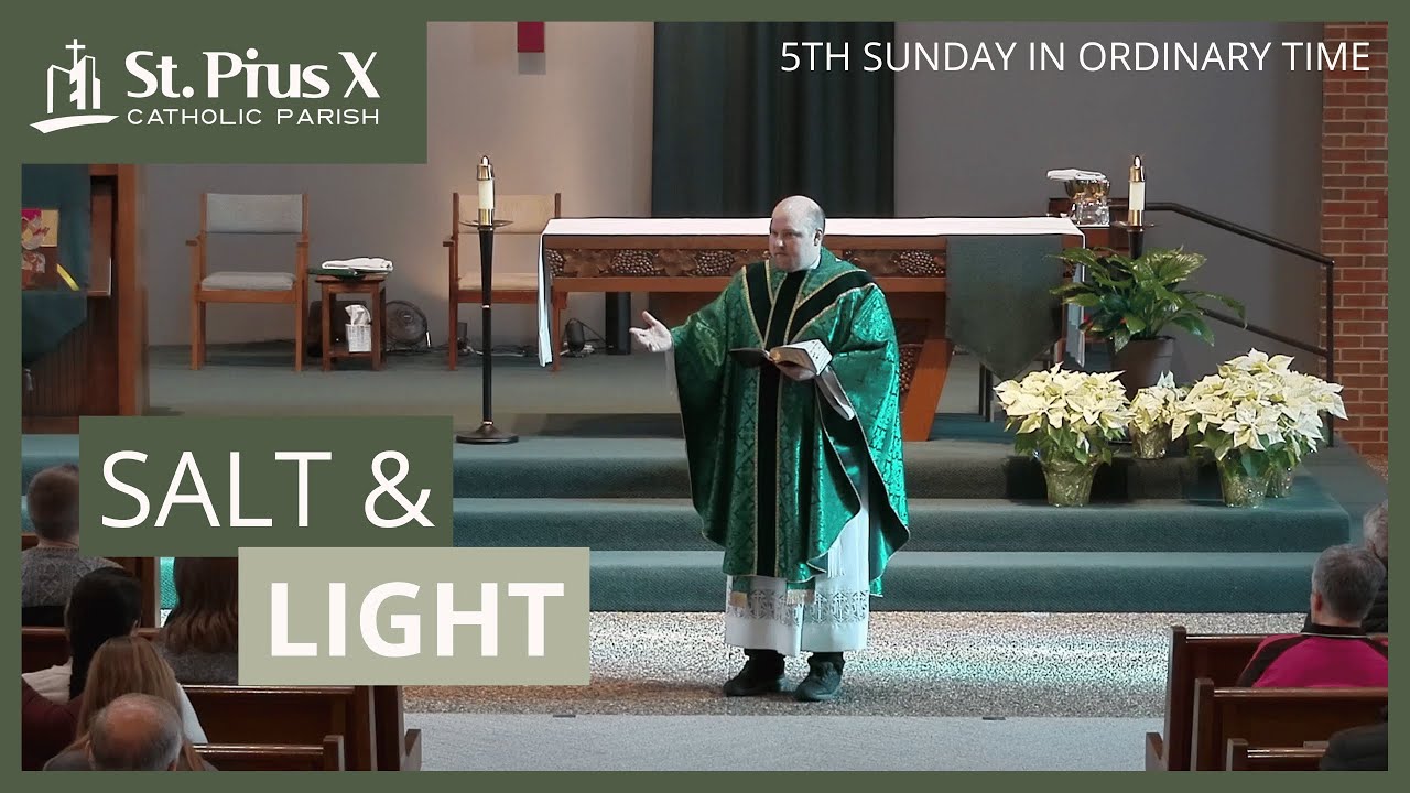 Salt + Light | 5th Sunday in Ordinary Time ~ Catholic Homily