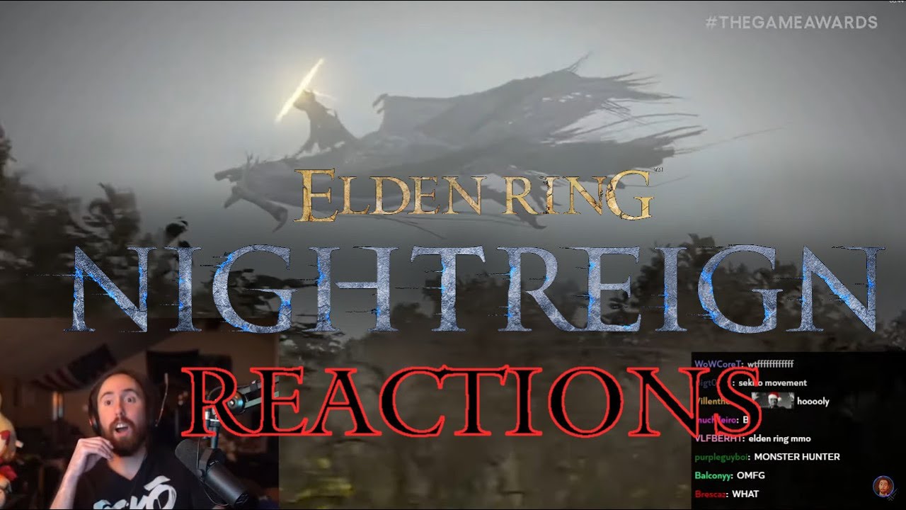 ELDEN RING NIGHTREIGN Tralier - Streamers REACTIONS - PART 2!! At the Gameawards
