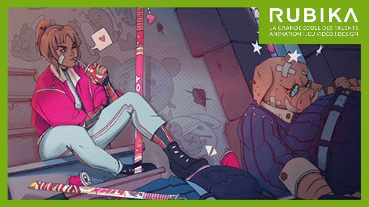 Toxic Pink | Student Game Trailer | RUBIKA Jeu Vid&eacute;o 2019