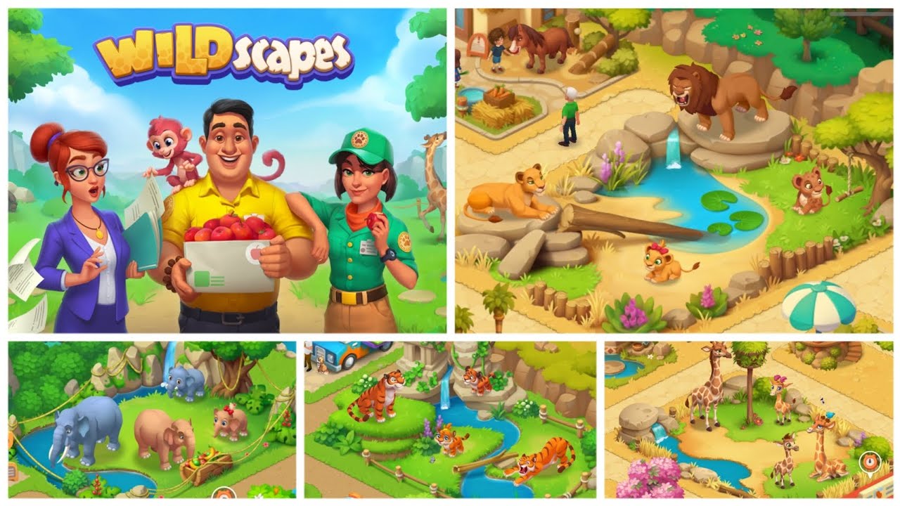 Wildscapes: All Ecopark Areas Completed | All Episodes Completed