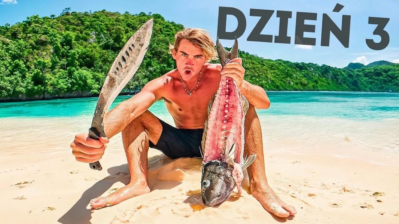 3 dni na bezludnej wyspie – jem tylko to, co sam złapię!