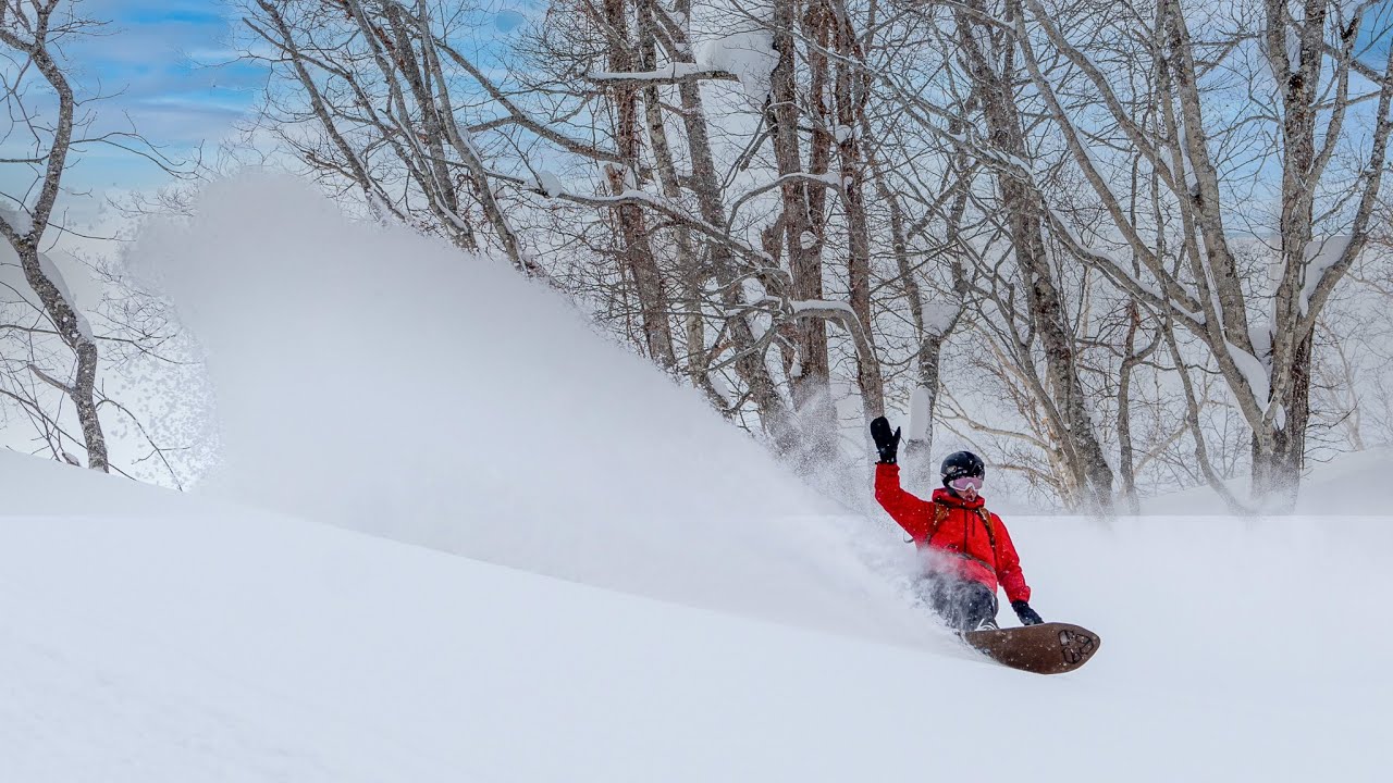 Backcountry Snowboarding in Niseko Japan!