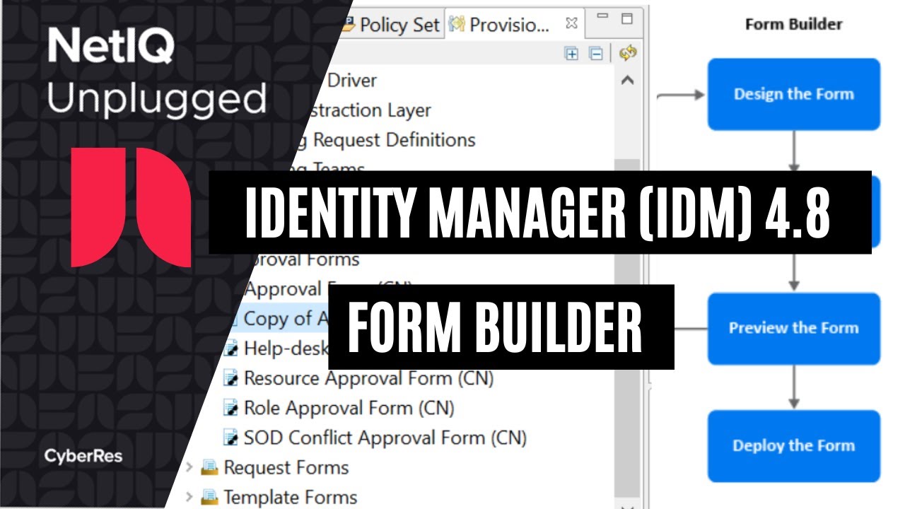 NetIQ Identity Manager (IDM) 4.8: Конструктор форм