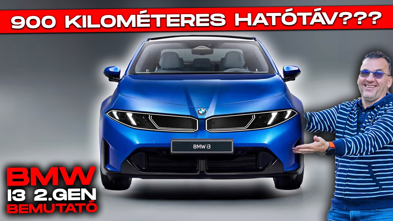 ITT AZ ÚJ BMW i3! 900 KM HATÓTÁV??? - BMW i3 bemutató & Kia EV3 GT-Line (Garázs Ep. 1055.)