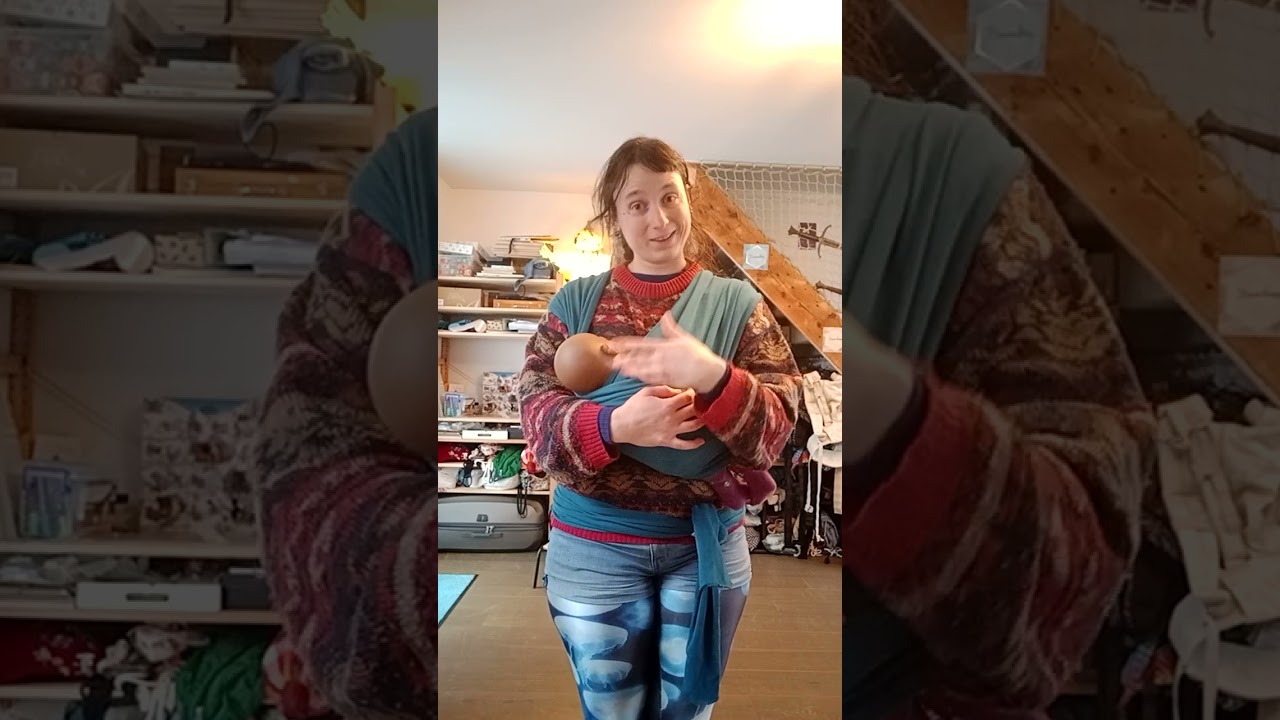 Allaitement en écharpe extensible en deux sens