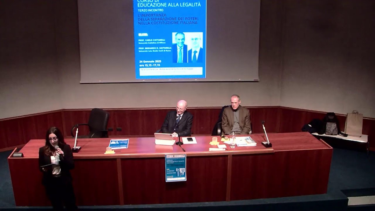 L'importanza della separazione dei poteri nella Costituzione italiana - Cottarelli, Mattarella