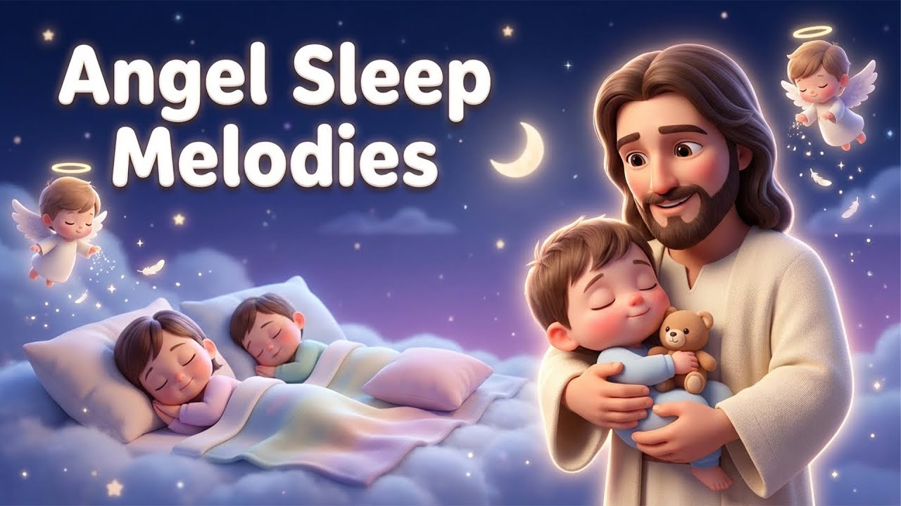 Soft Christian Lullaby / Sleep Music / Bible Lullaby / Bedtime Prayer for Kids | Peaceful Sleep 🙏