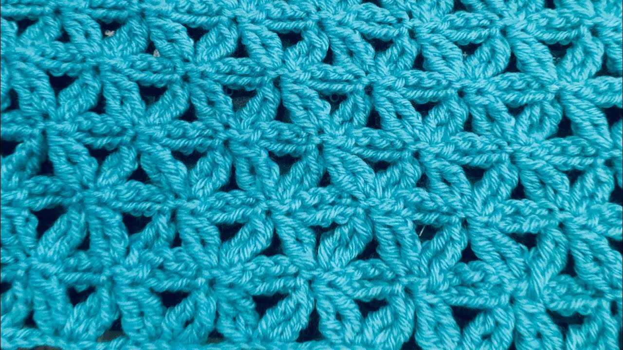 Crochet Flower of Life pattern for scarf shawl blanket