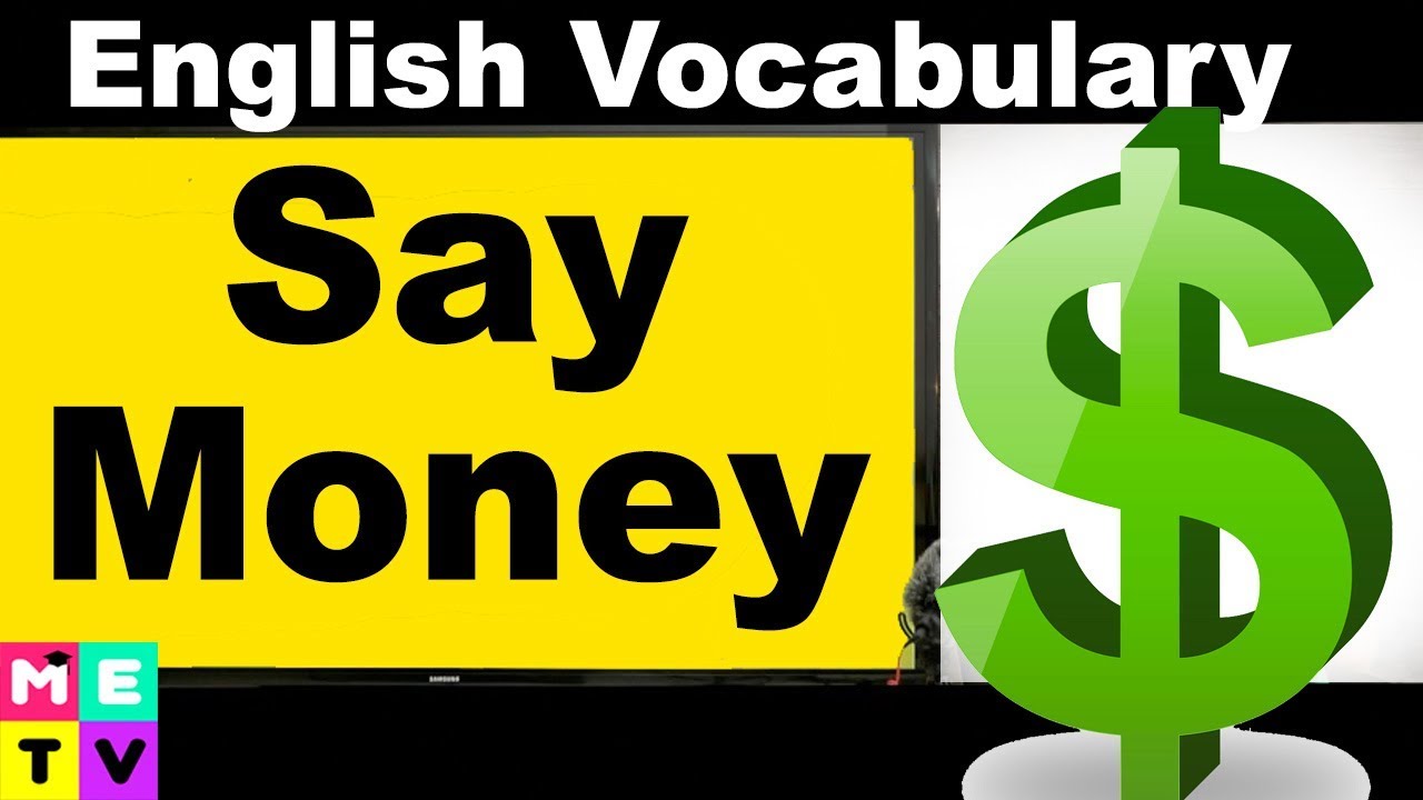 How to Say Money in English 💰💰 | You Need to Learn This!
