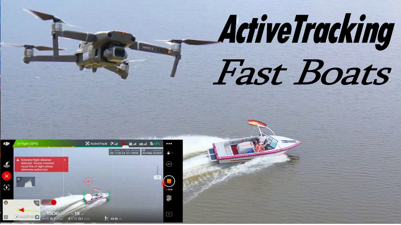 Mavic 2 Pro ActiveTrack Fast Boat