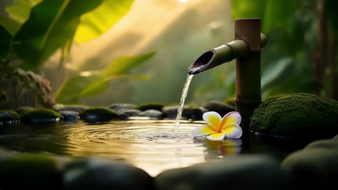 ดนตรีบำบัด | เสียงธรรมชาติสวนเซนเขตร้อน 3 ชม. 🌿🎶 #RelaxingMusic