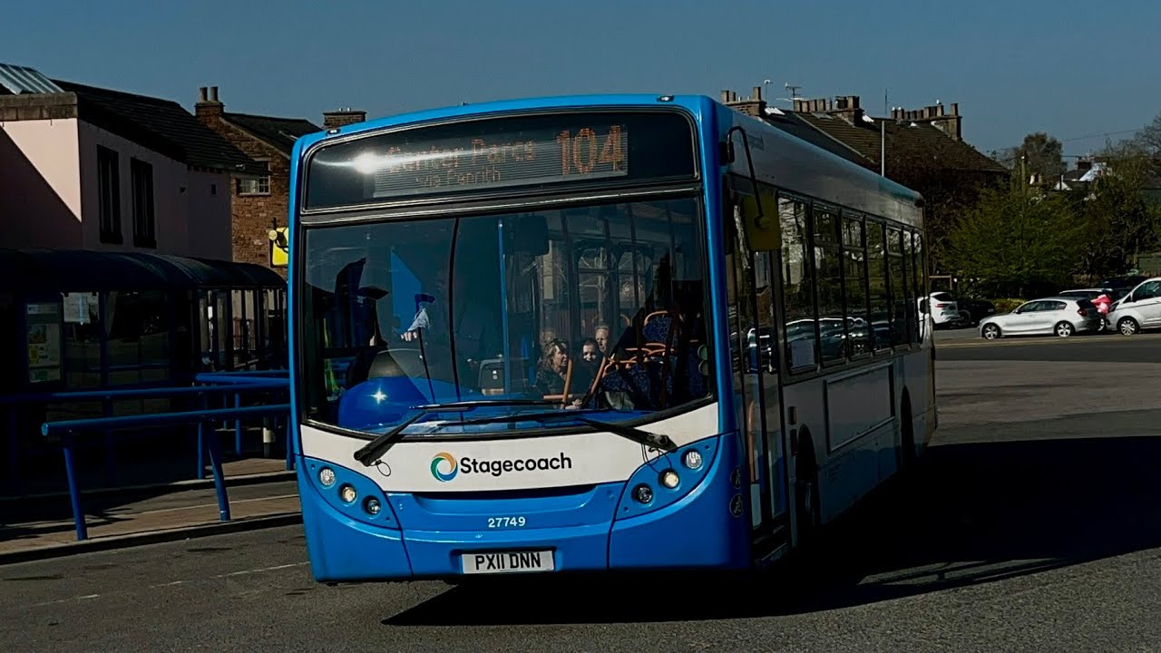 Decent | Journey on Stagecoach Route 104 towards Carlisle | Enviro300 | 27749 (PX11 DNN)