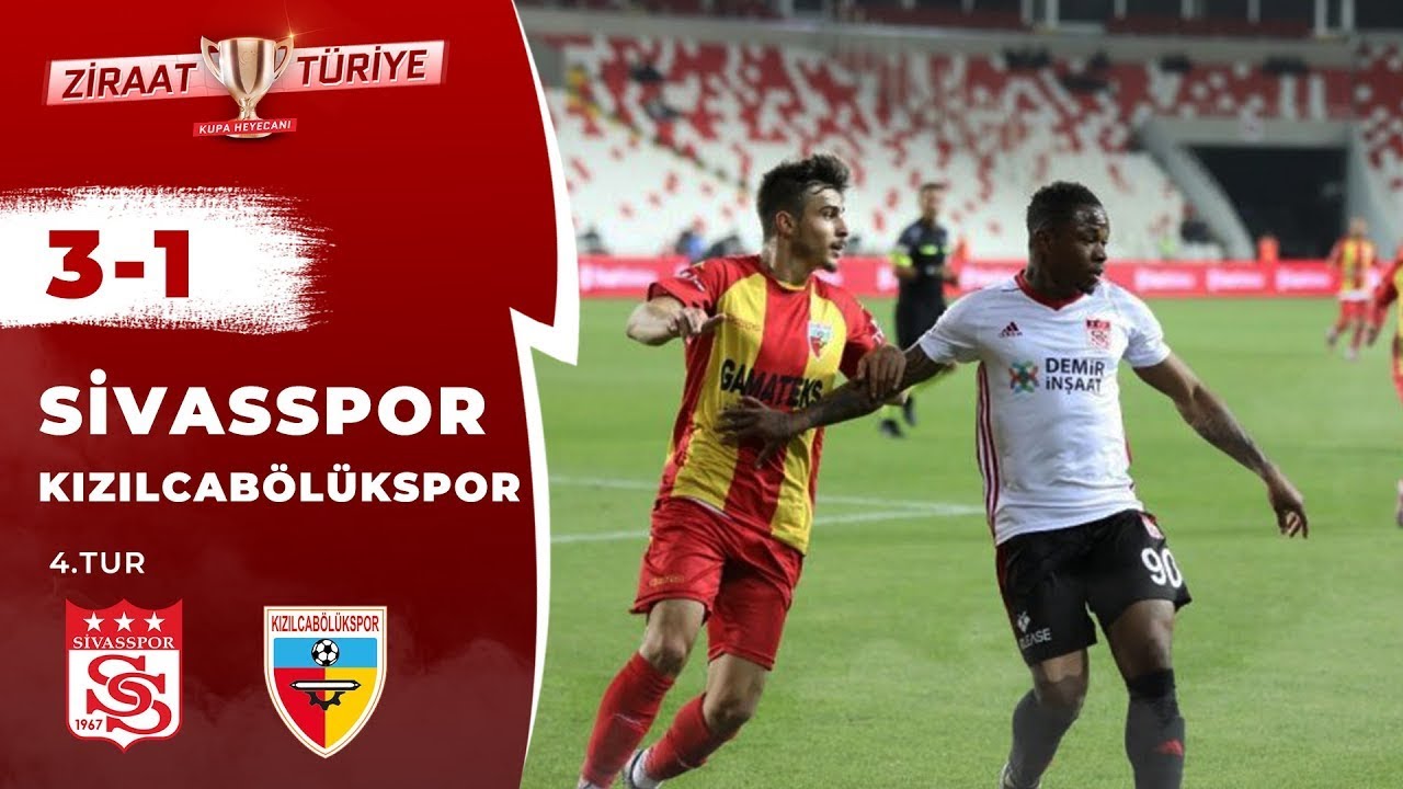 Sivasspor 3-1 Kızılcabölükspor Maç Özeti (Ziraat Türkiye Kupası 4.Tur) / 25.10.2017