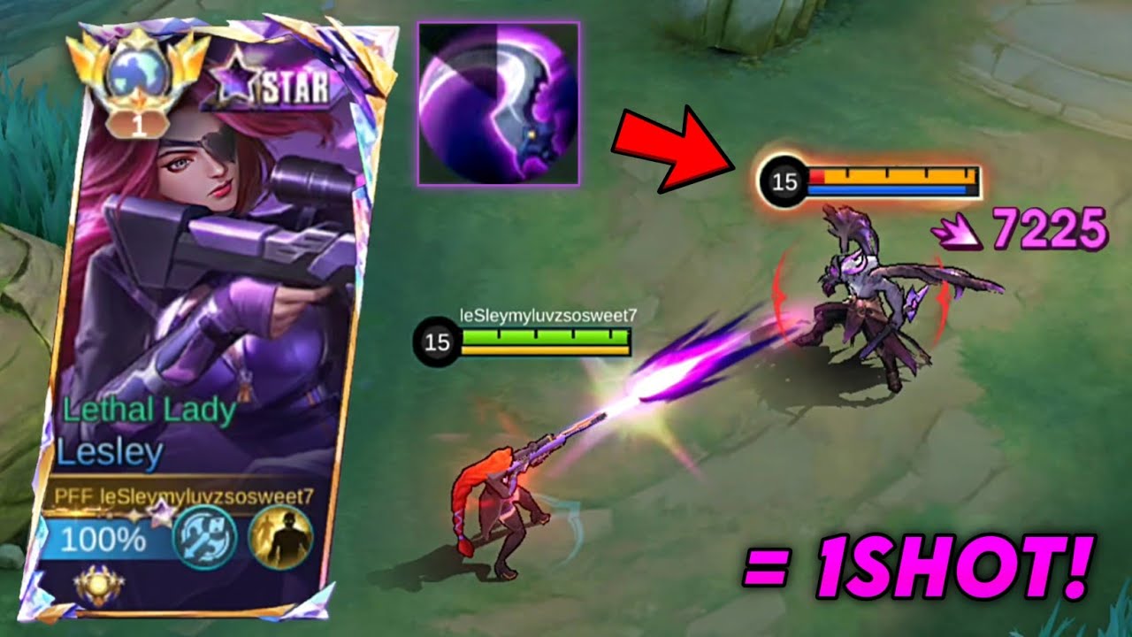 LESLEY NEW ONE SHOT BUILD IS HERE!!🤯💥 (100% BROKENNN!!) - MLBB