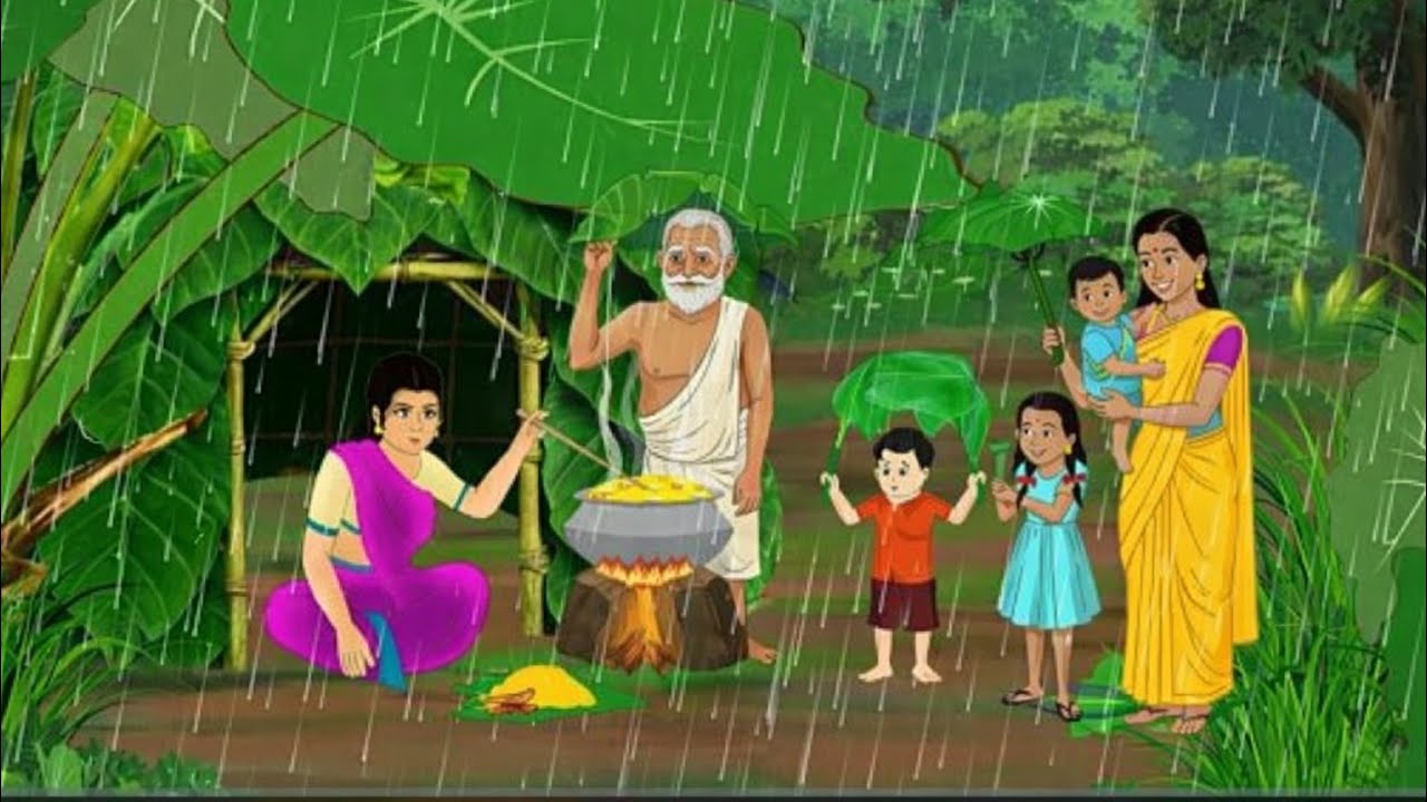 Barish Ki Raat | Jungle Me Gareeb Parivaar Ki Emotional Kahani | Hindi Moral Story