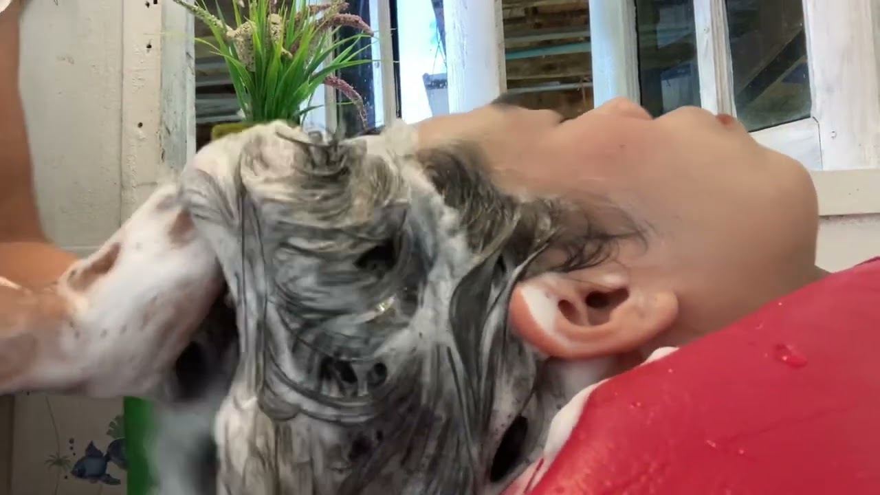 ASMR hair spa🇹🇭