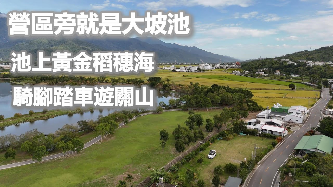 [ 臺東縣池上鄉 大坡池余家露營區 ] 第七十七露 2025.10.29~30 Ep.2｜美美號｜山景｜稻穗｜車宿