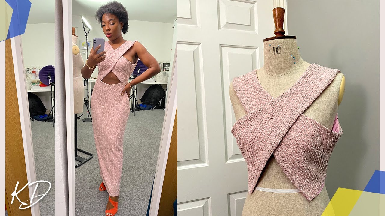 Criss Cross Gown Sewing Tutorial | Kim Dave