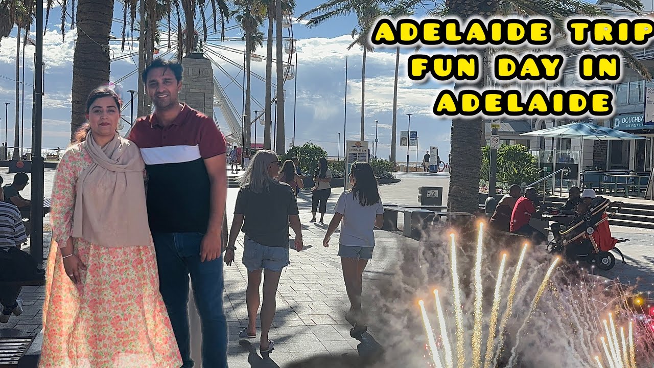 Australia Day Fireworks in Adelaide | Pakistani Food In Adelaide |  Road Trip Vlog # 3