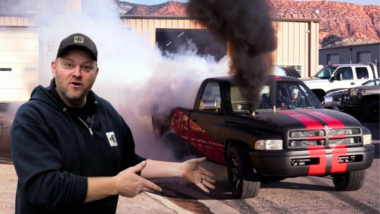 1177-сильный грузовик Cummins Burnout