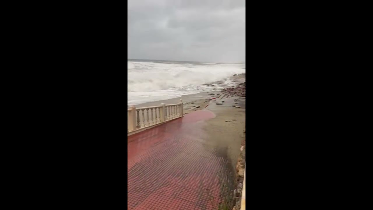 Garrucha sufre el temporal