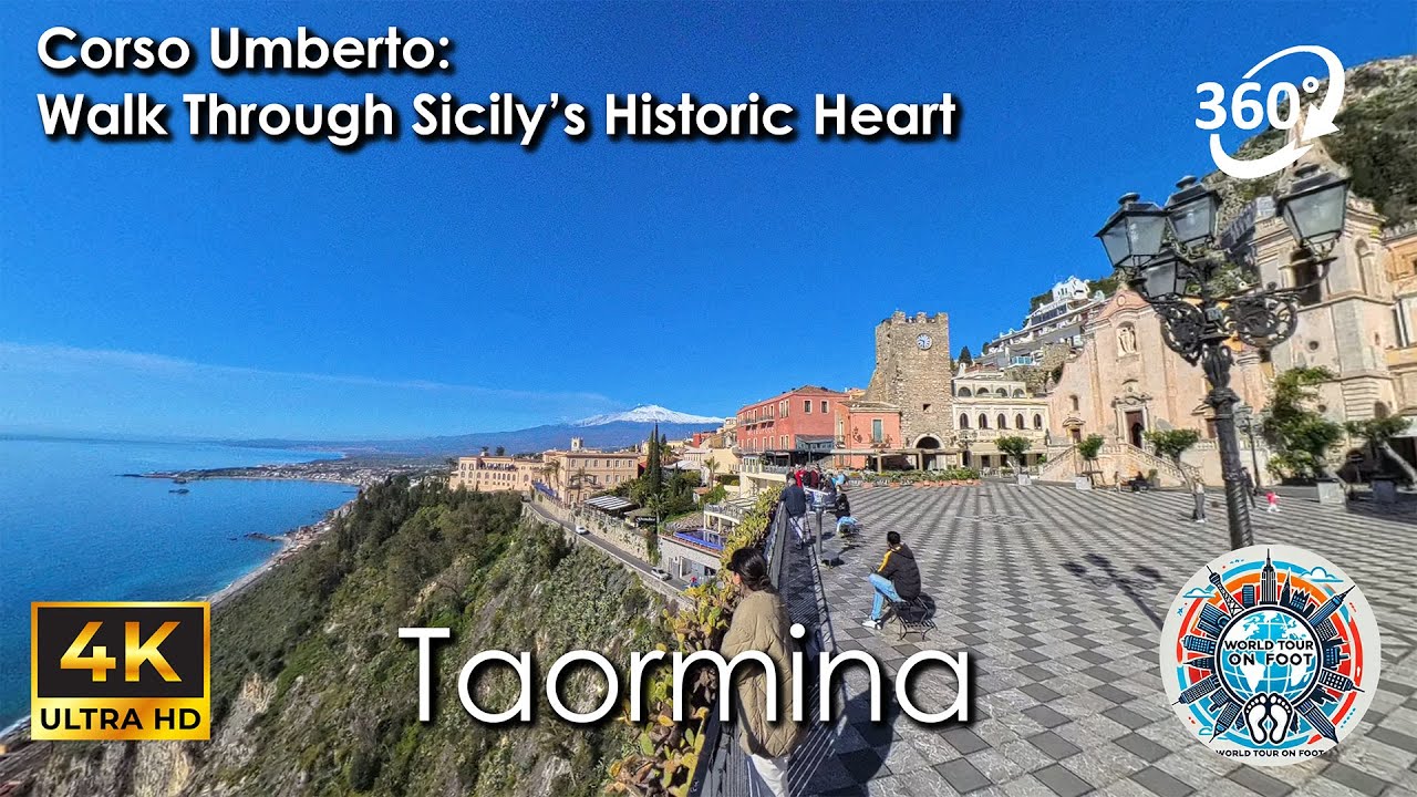 🇮🇹 Taormina: Corso Umberto Walk Through Sicily’s Historic Heart