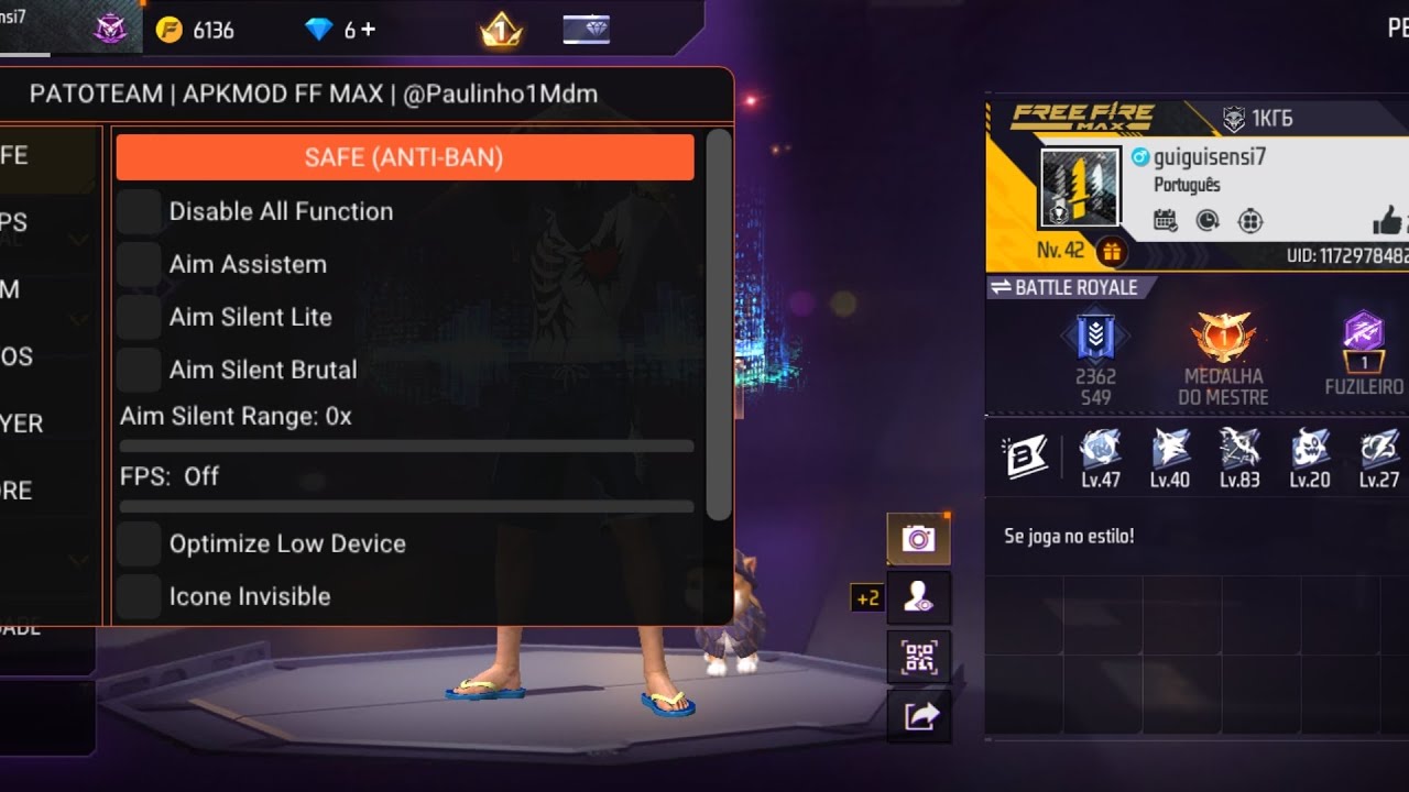 Pato team 100% ant ban e ant Black 