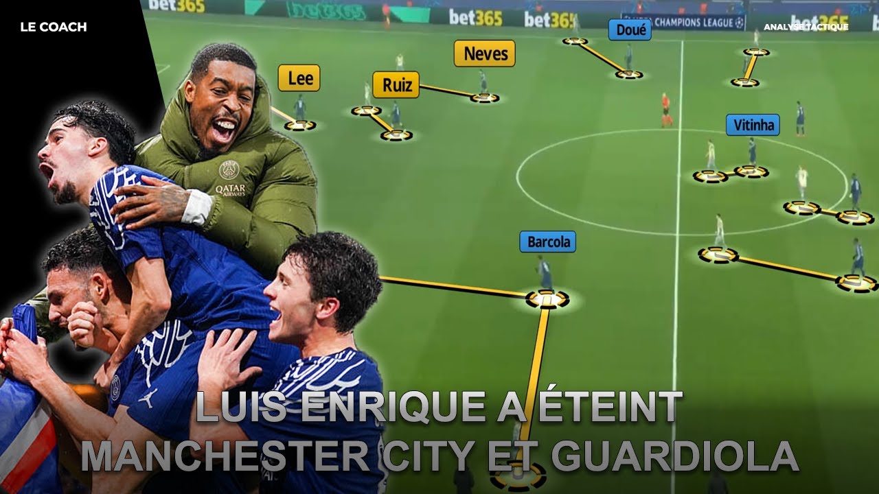 Le PSG d&eacute;truit Manchester City I Luis Enrique retourne le jeu &agrave; son avantage