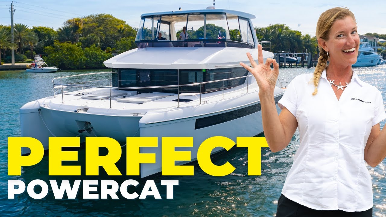 Этот моторный катамаран Leopard 46 PC выглядит как новый!