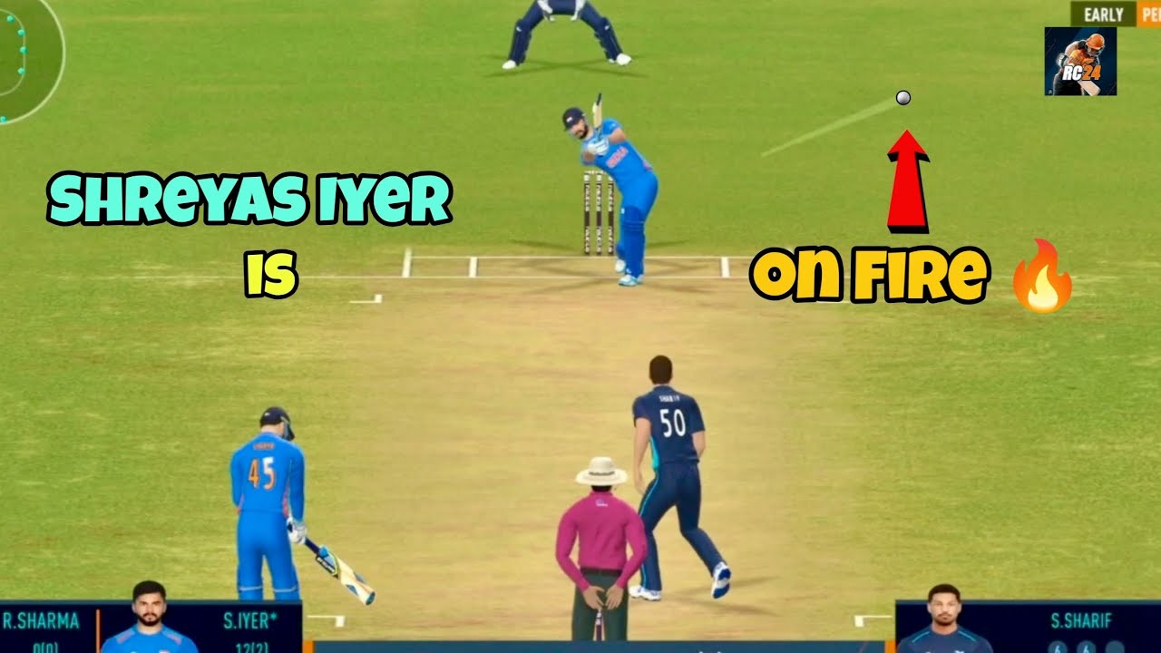How Shreyas Iyer is on top gear 😮 vs New Zealand #rc24 #highlights