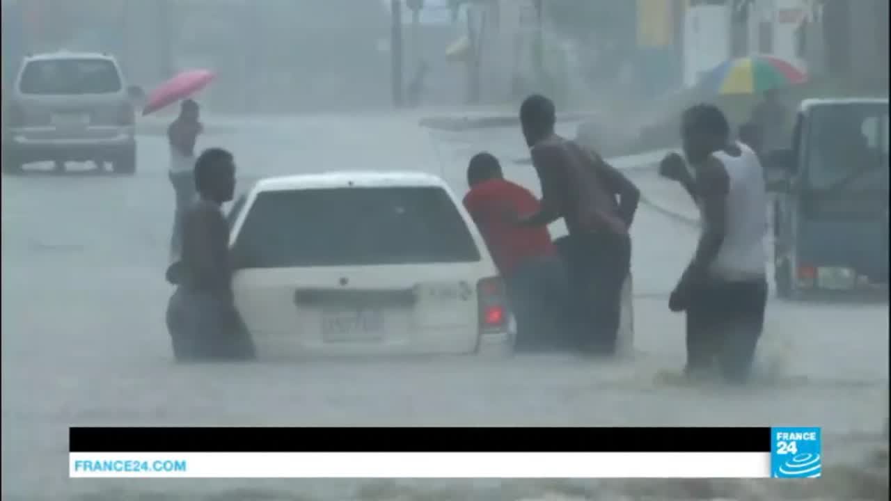 Caribbean: Hurricane Matthew lashes Jamaica, expected to hit Haiti and Cuba