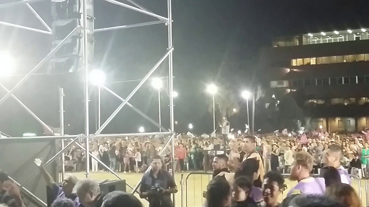 Cierre de campaña Evangelista Carlos Anacondia Malvinas Argentinas