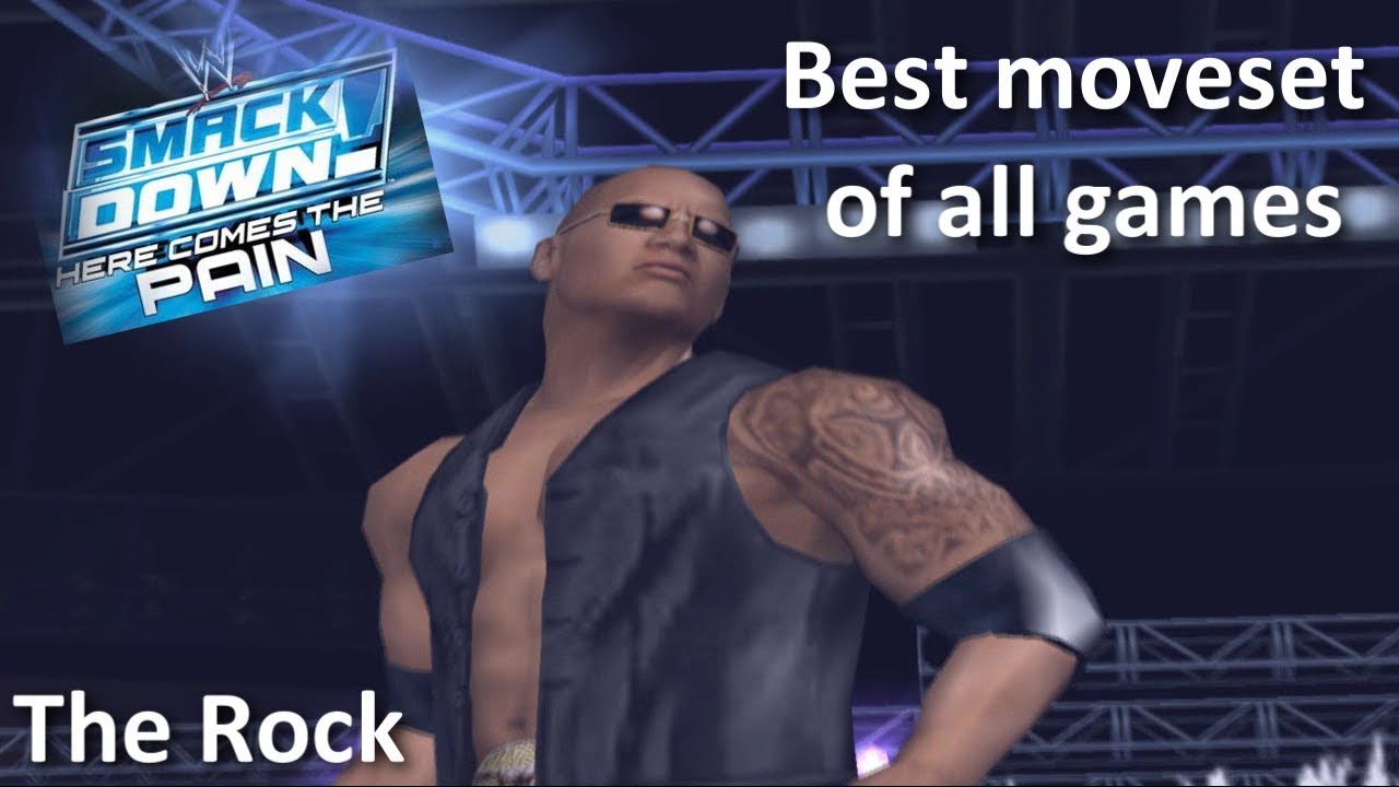 WWE SmackDown HCTP The Rock All Moves (PCSX2)