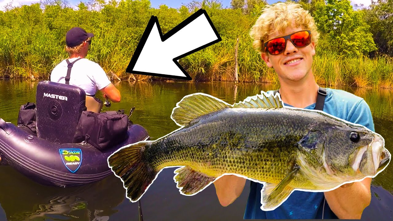 BLACK BASS VANUIT DE BELLYBOAT(LIVE AANBETEN!!)😲 - VLOG 73