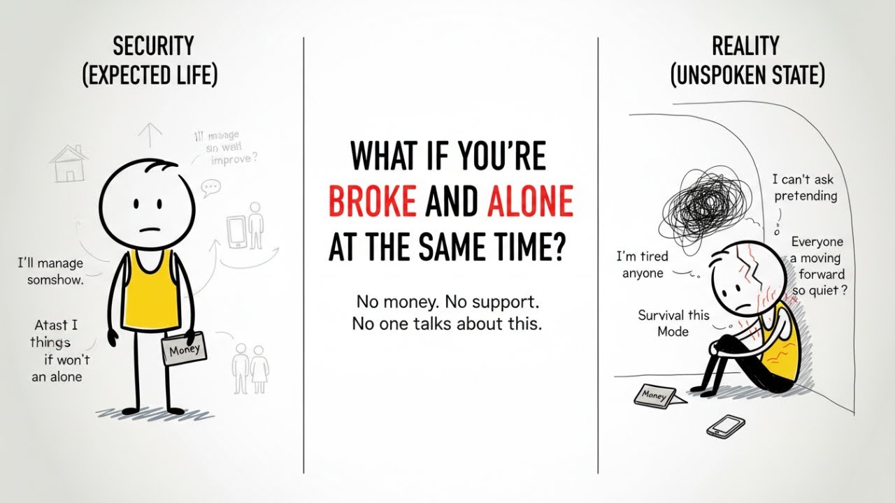What If You’re Broke and Alone at the Same Time (The Psychology Nobody Talks About)