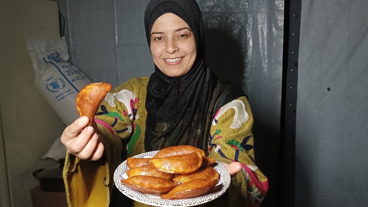 اول فديو الخامس عشر من مضان 🌛فرحت عيلتي بأشهى حلا رمضاني 💪القطايف البيتي 