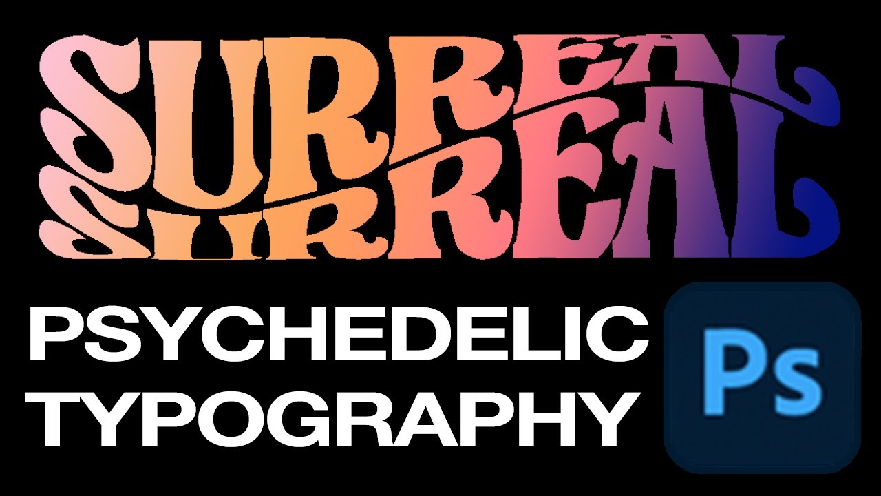 Psychedelic Style Typography