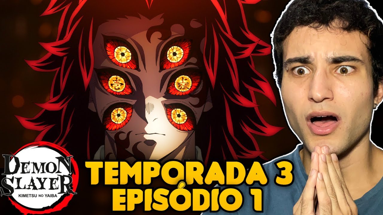 A REUNIÃO DOS LUAS SUPERIORES! React Demon Slayer EP. 1 Temporada 3 - KIMETSU NO YAIBA