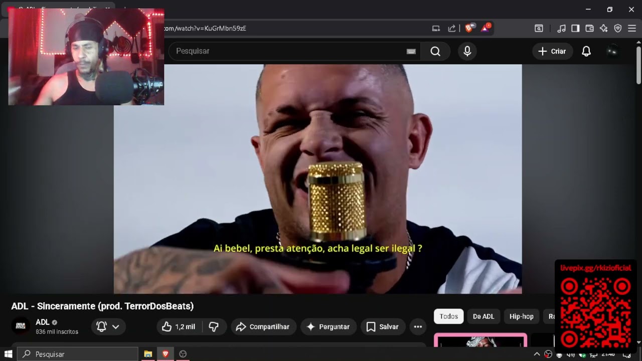 ADL - Sinceramente (prod. TerrorDosBeats) | REACT