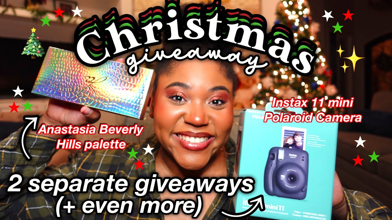 HUGE 2020 CHRISTMAS GIVEAWAY (2 GIVEAWAYS) !!
