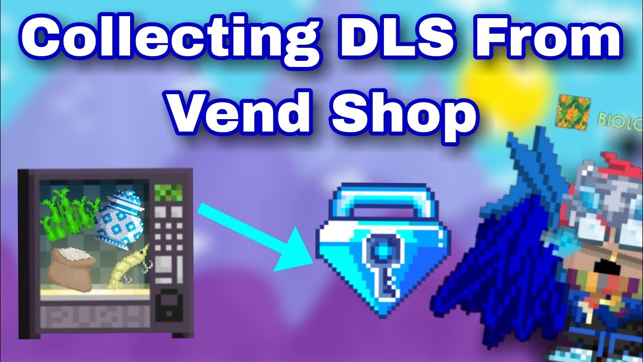 Collecting DLS From Huge Vend Shop (StockBHC) | Growtopia