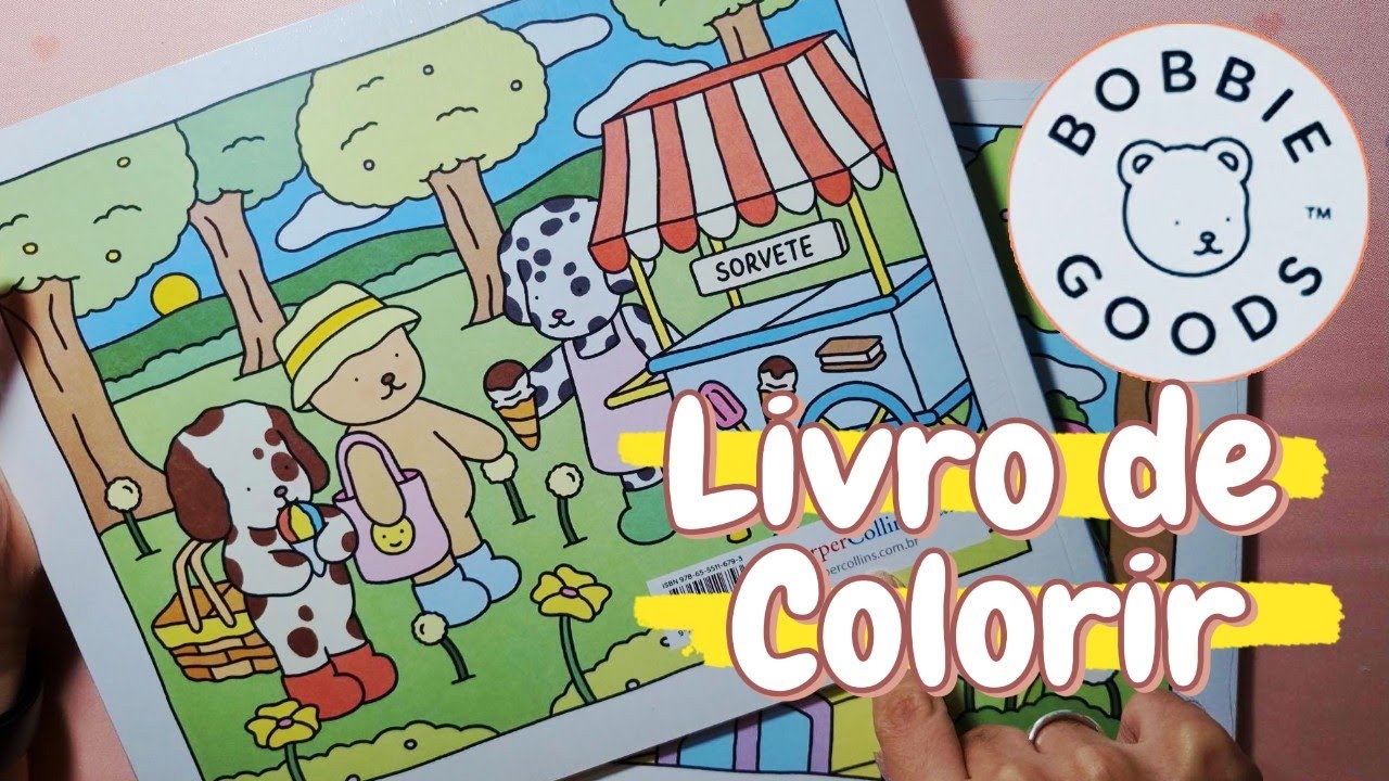 Pinte comigo: Livro de colorir Bobbie Goods oficial |  Dias quentes