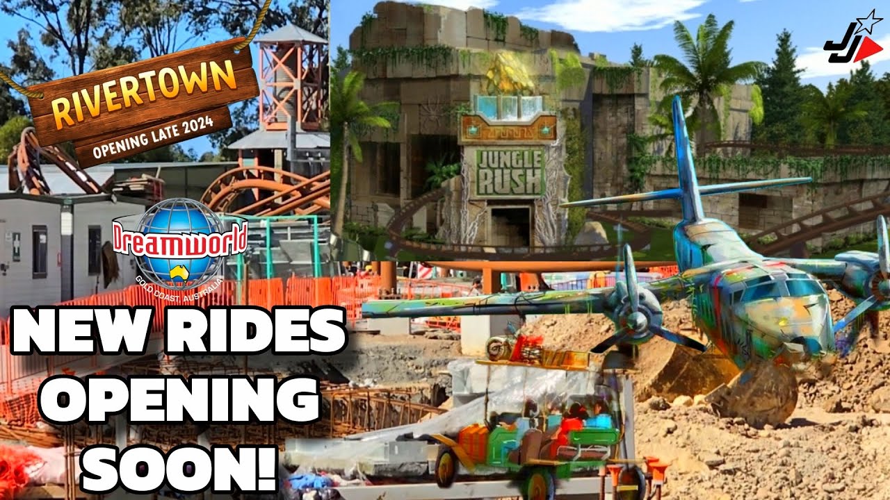 DREAMWORLD THEMEPARK - NEW COASTER & RIVERTOWN UPDATE!