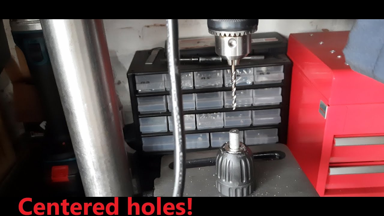 Drill Centered Holes in Round Stock!