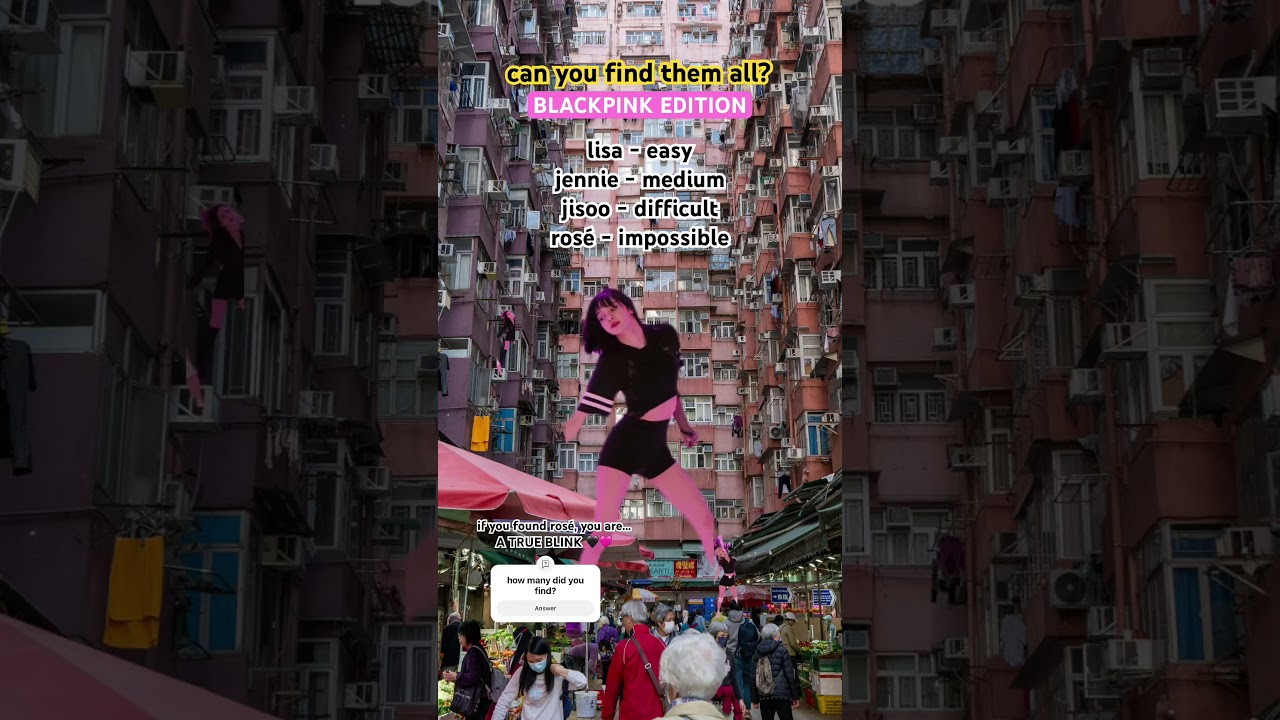 Only True BLINKS Can Find All 4 BLACKPINK Members! 😉 #blackpink #kpop #challenge #canyoufindthemall