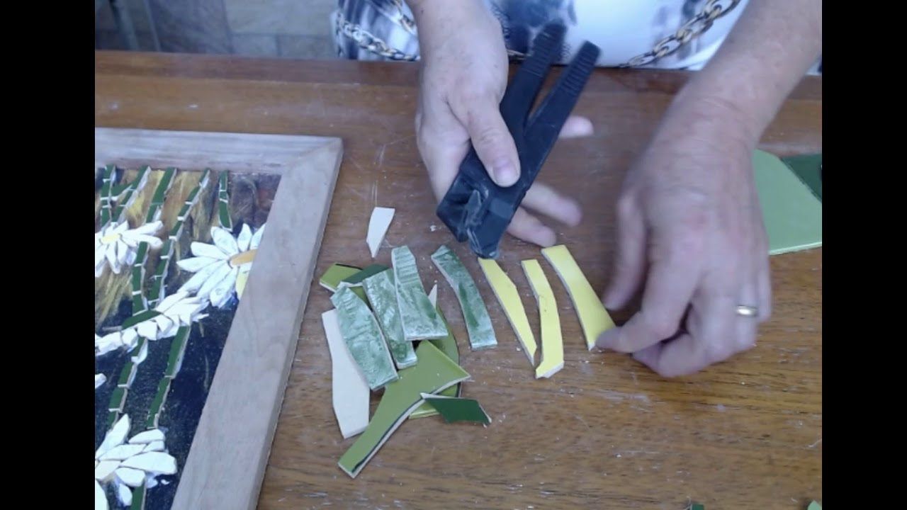 Aprenda Mosaico: Curso de margaridas | Aula 6