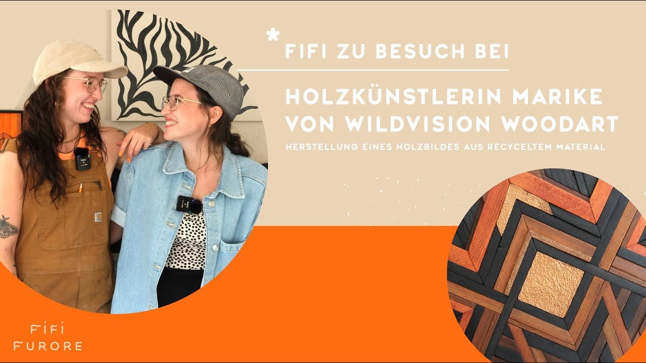 Holzunikate aus recycelten Materialien | FIFI ZU BESUCH BEI Wildvision Woodart | Marikes Werkstatt