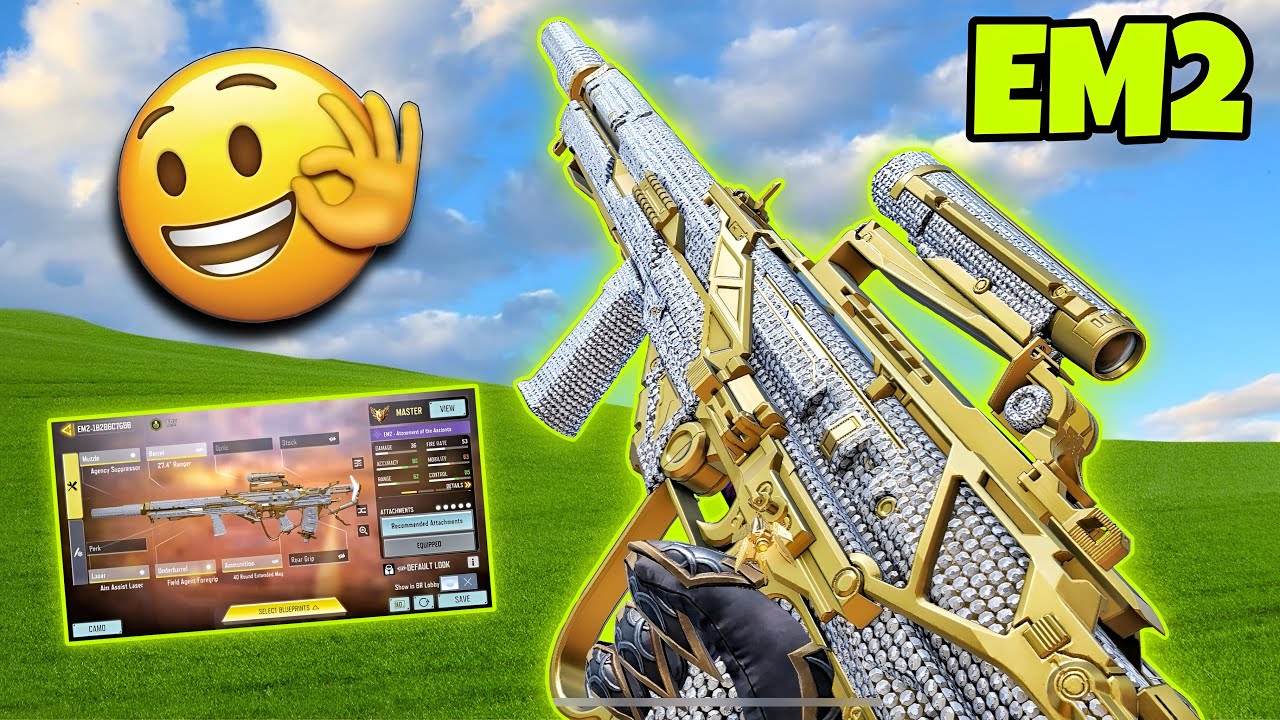NO AR CAN DEFEAT EM2 ⚡ Best Accuracy & Range Gunsmith | COD Mobile BR